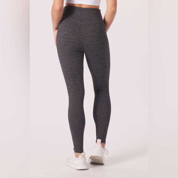 Glyder Woman’s Small Sultry Black Herringbone Leggings High Waist New wi… - Picture 10 of 11